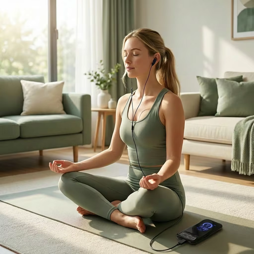 Relievagus CES Vagus Nerve Ear Clip with LCD Display - Wellness Device for Calm and Sleep Support