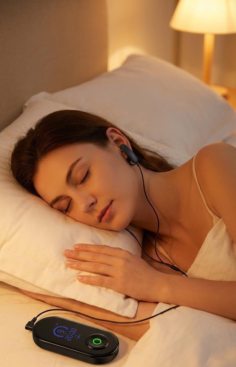 Relievagus Vagus Nerve Ear Clip -Microcurrent Relaxation Device for Relaxation and Better Sleep Support