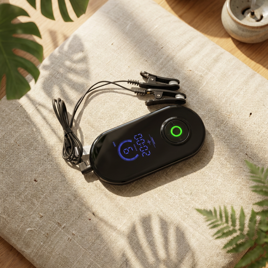 Relievagus Vagus Nerve Ear Clip -Microcurrent Relaxation Device for Relaxation and Better Sleep Support
