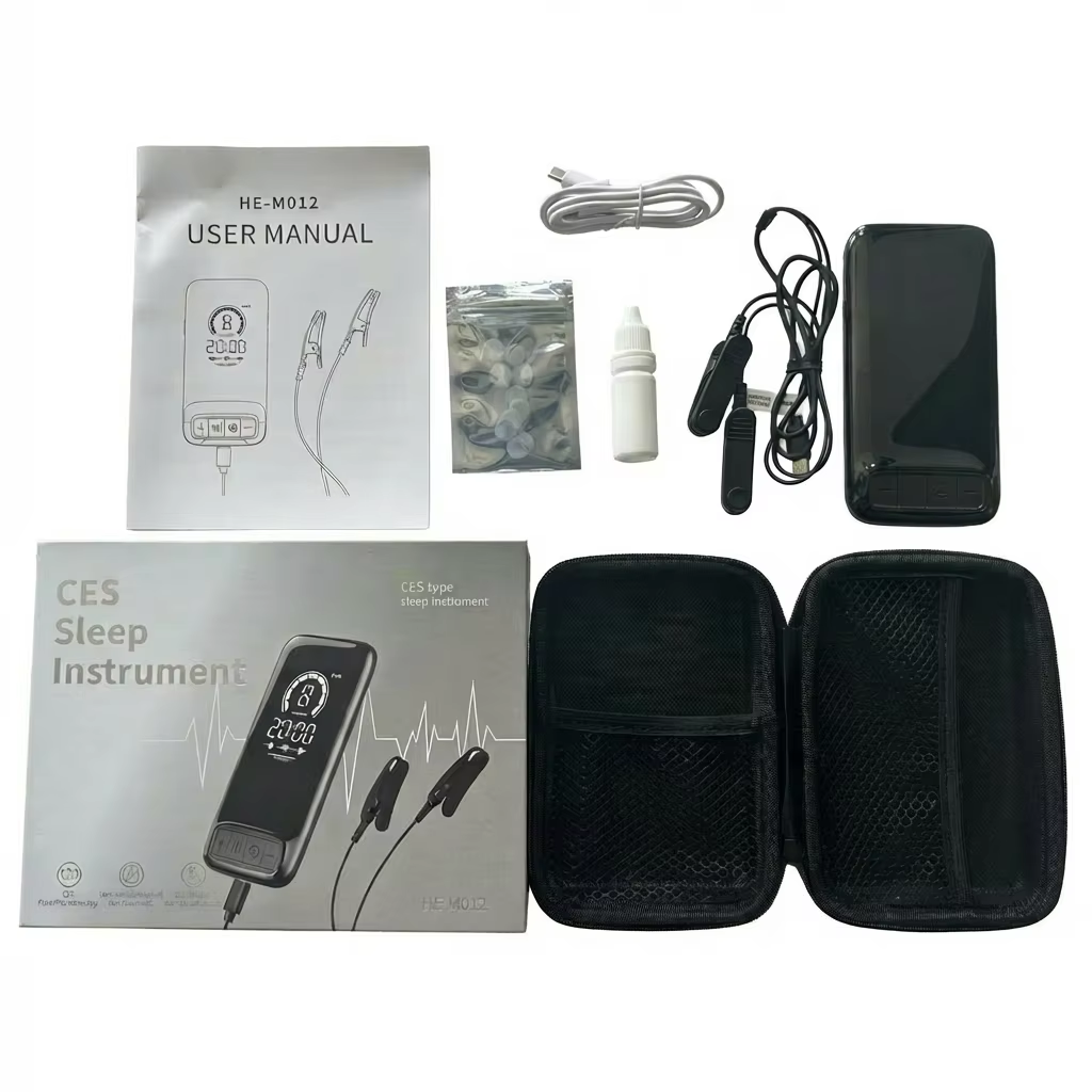 Relievagus CES Vagus Nerve Ear Clip with LCD Display - Wellness Device for Calm and Sleep Support